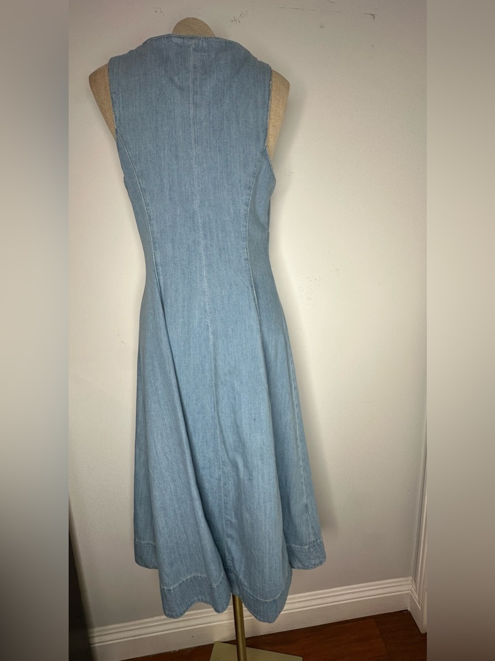 Reformation Light Blue Denim Midi Dress - Picture 5 of 12